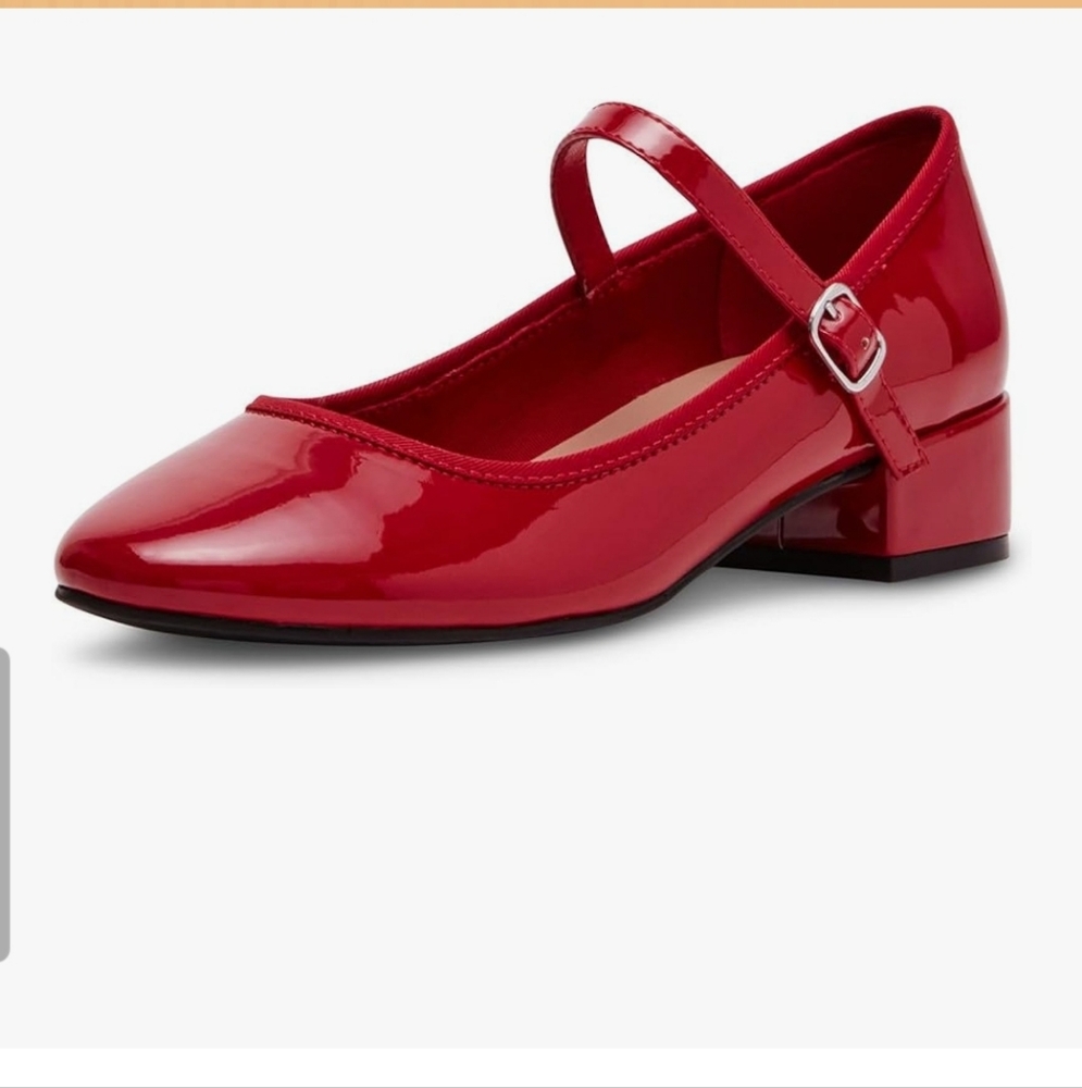 Steve Madden Red Mary Jane Shoes